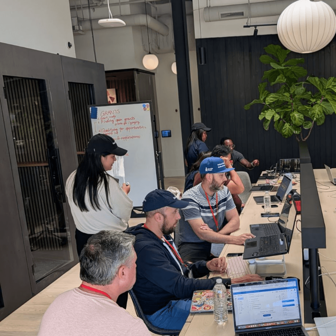 Staff training inside an organization